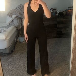 Crystal sky black jumpsuit